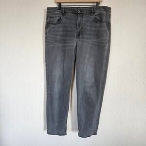 American Eagle Curvy Mom Jeans Plus Size 18 Long Neutral Casual Weekend